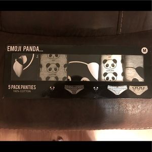 Emoji Panda... 5 Pack Panties